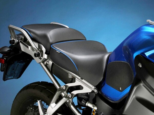 World Sport Performance Seat on the Yamaha Super Tenere.